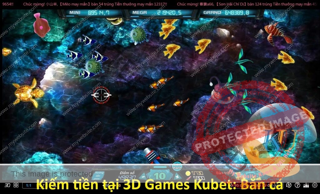 Kiếm tiền tại 3D Games JCbet: Bắn cá